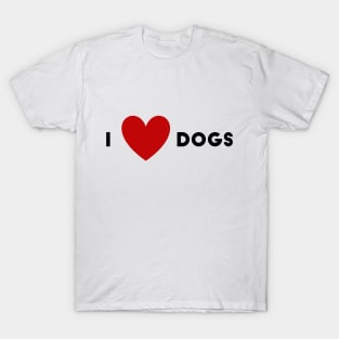 I Heart Dogs T-Shirt